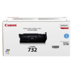 Canon 732C cartucho de tóner cian original, una pieza, SKU 6262B002, ideal para impresoras Canon.