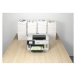 Imagen de la impresora Canon MAXIFY GX6550 para papel A4, resolución 600 x 1200 DPI, con conectividad Wifi. SKU: 6351C006