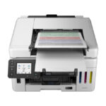 Imagen de la impresora Canon MAXIFY GX6550 para papel A4, resolución 600 x 1200 DPI, con conectividad Wifi. SKU: 6351C006