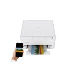 Impresora Canon PIXMA TS4150i de inyección de tinta, compatible con papel A4, resolución de 1200 x 1200 DPI y conectividad WiFi, SKU 7181C006