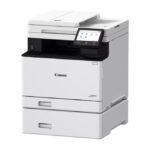 Impresora láser Canon i-SENSYS MF754Cdw II para tamaño A4, resolución de 1200 x 1200 DPI, 33 ppm y conectividad Wifi. SKU 7185C010