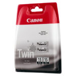 Imagen del Canon cartucho de tinta negro original en presentación de 2 piezas, modelo 8190A002