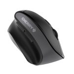 Ratón CHERRY MW 4500 para oficina con conectividad RF inalámbrica, sensor óptico de 1200 DPI y diseño ergonómico para usuarios zurdos. SKU: JW-4550
