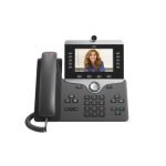 Cisco IP Phone 8865 en color carbón vegetal con conectividad Wifi. SKU: CP-8865-K9=