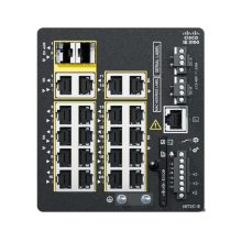 Imagen del switch Cisco Catalyst IE3100 gestionado L2/L3 Gigabit Ethernet negro con SKU IE-3100-18T2C-E