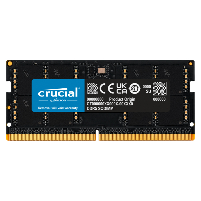 Crucial CT32G56C46S5 módulo de memoria 32 GB 1 x 32 GB DDR5 1 Crucial CT32G56C46S5 módulo de memoria 32 GB DDR5