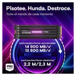 Disco SSD Crucial T710 de 4 terabytes con conector M.2 y tecnología PCI Express 5.0, SKU CT4000T710SSD5