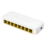 Cudy FS108D switch Fast Ethernet 10/100 en color blanco, ideal para conexiones rápidas y estables, SKU FS108D