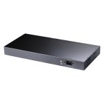 Imagen del Cudy GS1020PS2, un switch Gigabit Ethernet de 10 puertos con soporte PoE, color negro. SKU: GS1020PS2