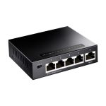 Cudy GS105 switch Gigabit Ethernet con 5 puertos 10/100/1000 en color negro. SKU: GS105