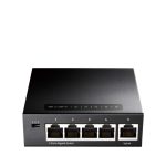 Cudy GS105 switch Gigabit Ethernet con 5 puertos 10/100/1000 en color negro. SKU: GS105