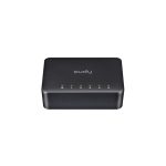 Switch Gigabit Ethernet Cudy GS105D negro con 5 puertos y velocidades de 10/100/1000 Mbps, SKU GS105D
