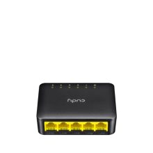 Switch Gigabit Ethernet Cudy GS105D negro con 5 puertos y velocidades de 10/100/1000 Mbps, SKU GS105D