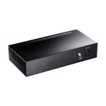 Switch de red Cudy modelo GS108 con 8 puertos Gigabit Ethernet 10/100/1000 en color negro