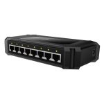 Switch Gigabit Ethernet Cudy GS108D de color negro con 8 puertos 10/100/1000 Mbps. Código SKU: GS108D