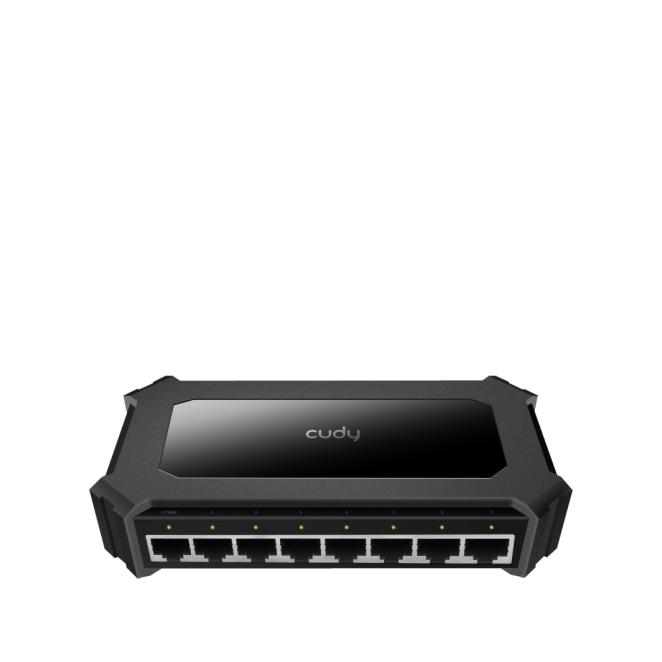 Cudy Switch Gigabit Ethernet GS108D con 8 Puertos Switch Gigabit Ethernet Cudy GS108D de color negro con 8 puertos 10/100/1000 Mbps. Código SKU: GS108D