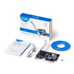 Adaptador y tarjeta de red interna Cudy PE10 con velocidad de Ethernet 1000 Mbit/s, SKU PE10.