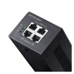 Adaptador e inyector de PoE Cudy POE220 con Gigabit Ethernet de 54 V montado sobre una mesa