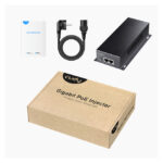 Cudy POE350 adaptador e inyector de PoE Gigabit Ethernet 52V para mejorar la transmisión de datos y energía en red