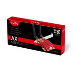 Cudy WE3000S adaptador y tarjeta de red Interno WLAN/Bluetooth con velocidad de 2400 Mbit/s