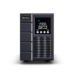 Imagen del CyberPower OLS2000EA-DE, un sistema de alimentación ininterrumpida (UPS) con doble conversión en línea, capacidad de 2 kVA y 1800 W, y 4 salidas AC. SKU: OLS2000EA-DE