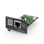 Imagen del adaptador y tarjeta de red CyberPower RCCARD100, interno con conexión Ethernet a 100 Mbit/s, SKU RCCARD100
