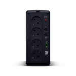 Imagen del sistema de alimentación ininterrumpida CyberPower UT1200EG, con capacidad de 1,2 kVA y 700 W, con 4 salidas AC. SKU UT1200EG.