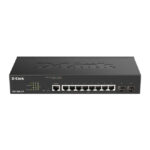 Switch D-Link DGS-2000-10P gestionado L2/L3 Gigabit Ethernet con Power over Ethernet (PoE) en formato 1U, SKU: DGS-2000-10P