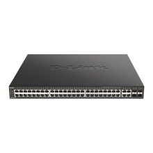 D-Link DGS-2000-52MP switch gestionado L2/L3 Gigabit Ethernet (10/100/1000) con energía sobre Ethernet (PoE) en color negro