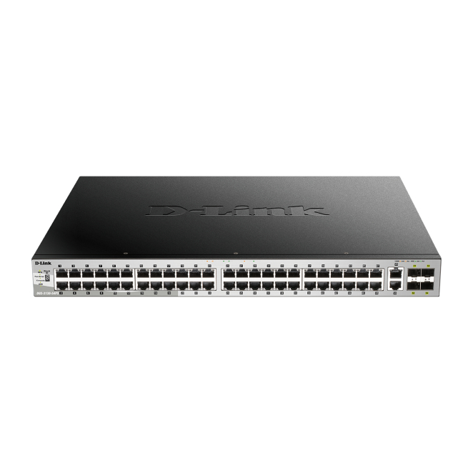 D-Link switch gestionado L3 Gigabit Ethernet PoE Gris D-Link DGS-3130-54PS/E switch gestionado L3 Gigabit Ethernet con PoE, color gris, SKU DGS-3130-54PS/E