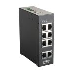 D-Link DIS-100E-8W switch no administrado L2 Fast Ethernet, color negro, con 8 puertos y velocidad 10/100.