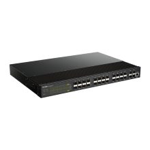 Switch gestionado L2+ D-Link DIS-700G-28XS con 28 puertos, montaje en rack 1U, color negro, SKU DIS-700G-28XS