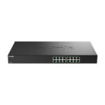 Switch no administrado D-Link DMS-1016 con 16 puertos L2+ 2.5G Ethernet (100/1000/2500 Mbps), color negro, SKU DMS-1016/E