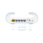 D-Link M30, router con doble banda 2.4 GHz y 5 GHz, tecnología Wi-Fi 6 (802.11ax), color blanco y azul, SKU: M30/E
