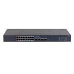 Switch gestionado Dahua Technology CS4220-16GT-135, L2 Gigabit Ethernet (10/100/1000) con Energía sobre Ethernet (PoE), color negro, SKU CS4220-16GT-135