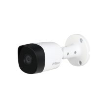 Cámara de seguridad de Dahua Technology, modelo Cooper HAC-B2A21, forma de bala para interior y exterior, resolución 1920 x 1080 píxeles. SKU: HAC-B1A21-0360B.