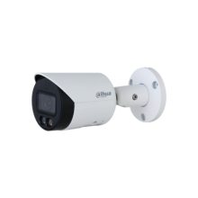 Cámara de vigilancia Dahua Tecnología WizSense modelo IPC-HFW2249S-S-IL-0280B, tipo bala, adecuada para interior y exterior, resolución de 1920 x 1080 píxeles, montaje en pared