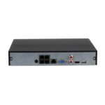 Grabador de vídeo en red Dahua Technology WizSense NVR 1U negro, modelo NVR4104HS-P-EI, ideal para videovigilancia avanzada.