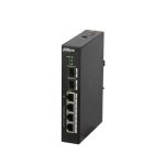 Dahua Technology switch Gestionado L2 Fast Ethernet (10/100) con Energía sobre Ethernet (PoE) en color Negro. SKU: PFS3206-4P-96