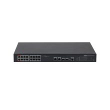 Switch PoE Dahua Technology PFS4218-16ET-240 con 16 puertos Gigabit Ethernet y soporte para Energía sobre Ethernet. SKU: PFS4218-16ET-240-V3