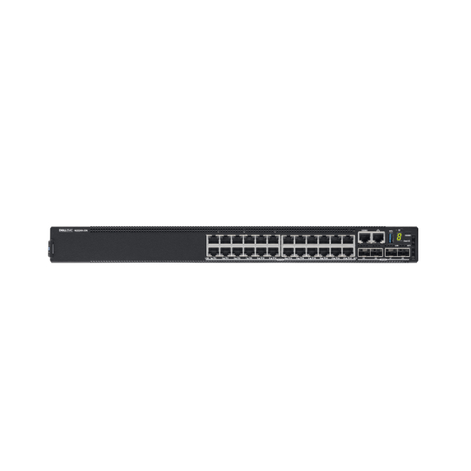 Switch DELL Gestionado L3 N2224X-ON 2.5G Ethernet Negro Switch DELL N2224X-ON tipo gestionado L3 con puertos Ethernet 100/1000/2500 Mbps en formato 1U color negro, SKU 210-ASPJ