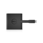 Imagen del adaptador DELL DA200, alámbrico, USB 3.2 Gen 1, Type-C, en color negro. SKU: 470-ABRY