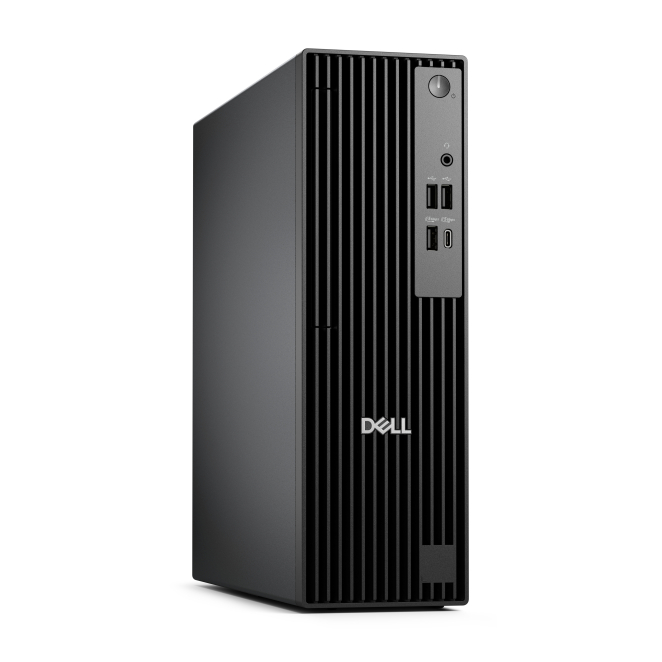 DELL Pro QCS1250 Intel® Core™ i5 i5-14500 16 GB DDR5-SDRAM 512 GB SSD Windows 11 Pro Slim PC PC Negro 1 DELL Pro QCS1250 - Vista Frontal