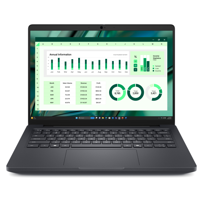 DELL Pro Max 14 con Intel Core Ultra 7 y 16GB RAM DELL Pro Max 14 MC14250, estación de trabajo móvil de 35,6 cm (14 pulgadas) Full HD+, 16GB LPDDR5x, 512GB SSD, Wi-Fi 7, Windows 11 Pro Negro - SKU: BTO111_MC14250_EMEA