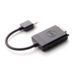 Adaptador DELL para convertir señal HDMI a VGA, ideal para conectar equipos modernos a dispositivos antiguos, SKU DAUBNBC084