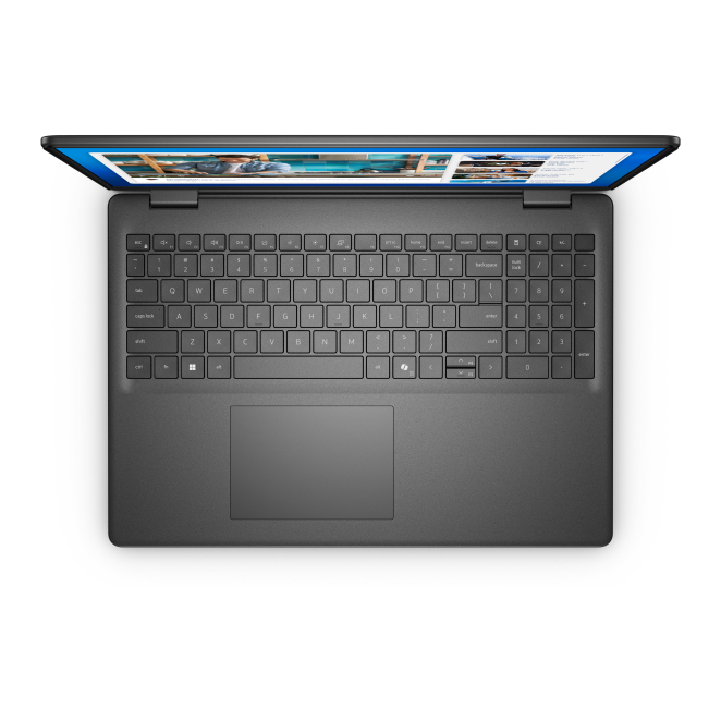 DELL DC16250 Intel Core 5 120U Portátil 40,6 cm (16″) Full HD+ 8 GB DDR5-SDRAM 512 GB SSD Wi-Fi 6 (802.11ax) Windows 11 Pro Negro 5 Vista trasera y conexiones del DELL DC16250