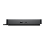 Imagen del hub Dell Pro Thunderbolt 4 SD25TB4, un dispositivo alámbrico en color negro, SKU DELL-SD25TB4