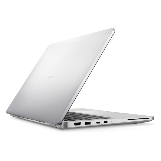 DELL Pro 13 Plus PB13250 Copilot+ PC Intel Core Ultra 7 268V Portátil 33,8 cm (13.3″) Full HD+ 32 GB LPDDR5x-SDRAM 512 GB SSD Wi-Fi 7 (802.11be) Windows 11 Pro Alemán Plata 5 Vista trasera del DELL Pro 13 Plus PB13250