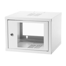 Digitus armario rack 4U modelo CL-19 04U, bastidor de pared en color gris claro