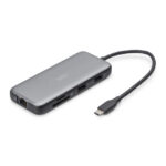Digitus estación de acoplamiento USB-C, modelo DA-70915, con 8 puertos variados para conectividad ampliada
